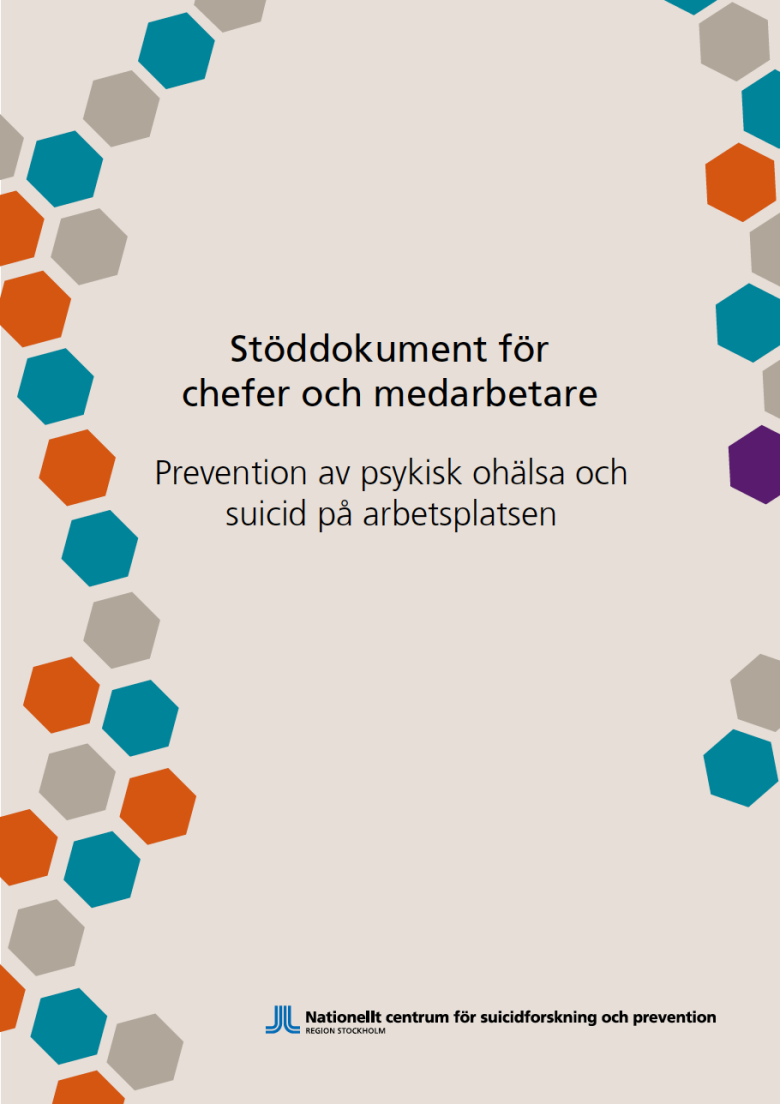 Front page of a report about suicide prevention in work places
